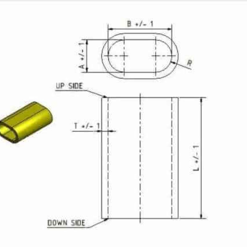 Oval insulating feeders