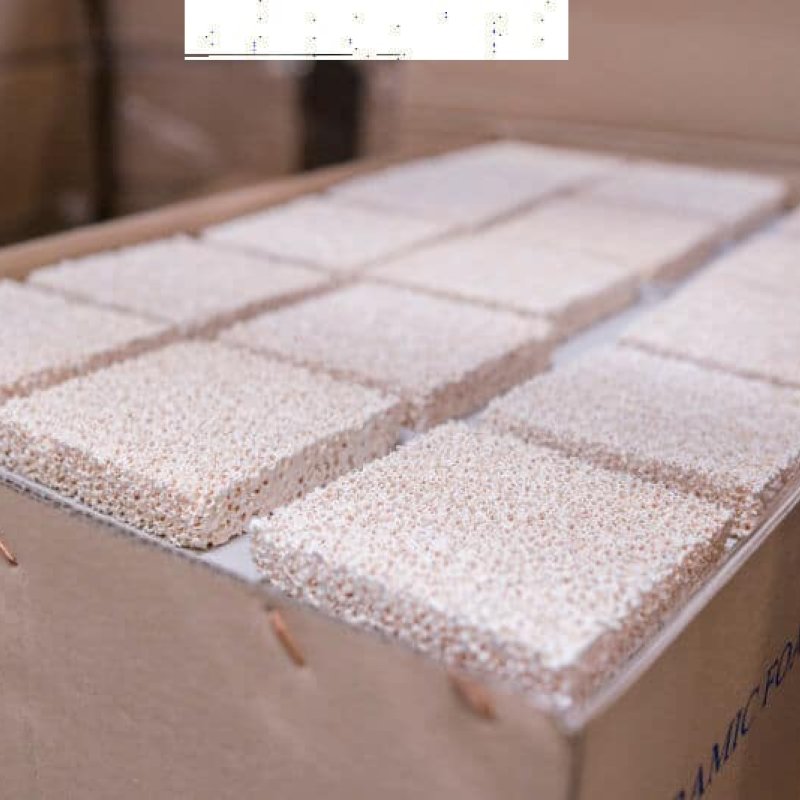 Ceramic foam filters